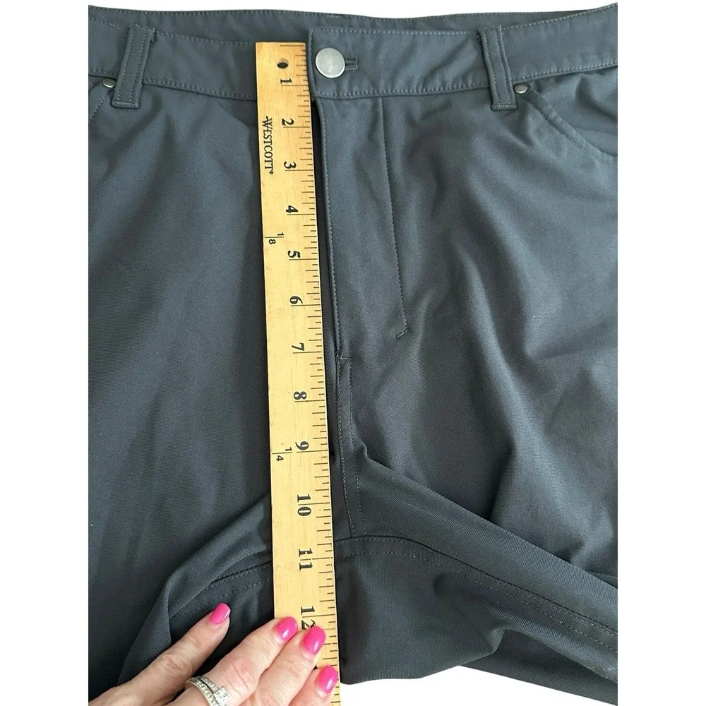 Lululemon ABC Classic Fit Sz 40x31 Warpstreme Men's 5 Pocket Pants Black #AAA6-9